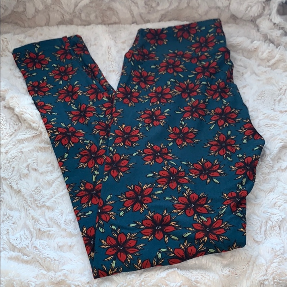 NWT LulaRoe leggings OS Floral